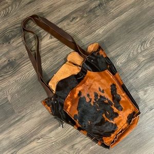 Real cowhide Totebag!